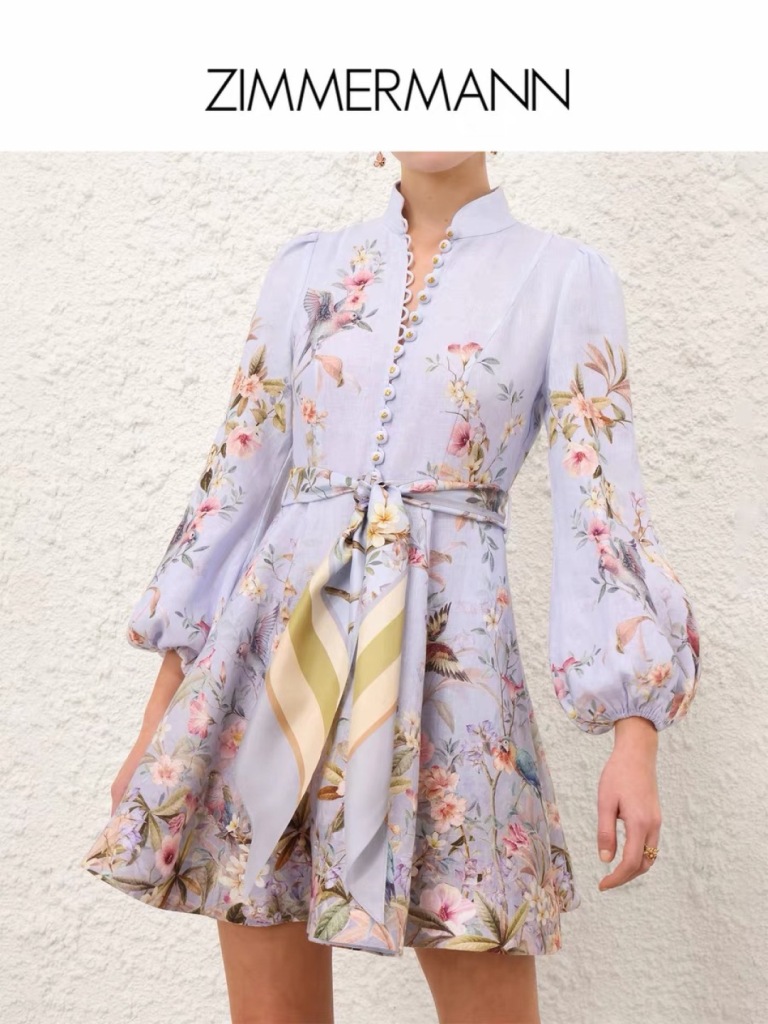 Rebellion Button Mini Dress-H