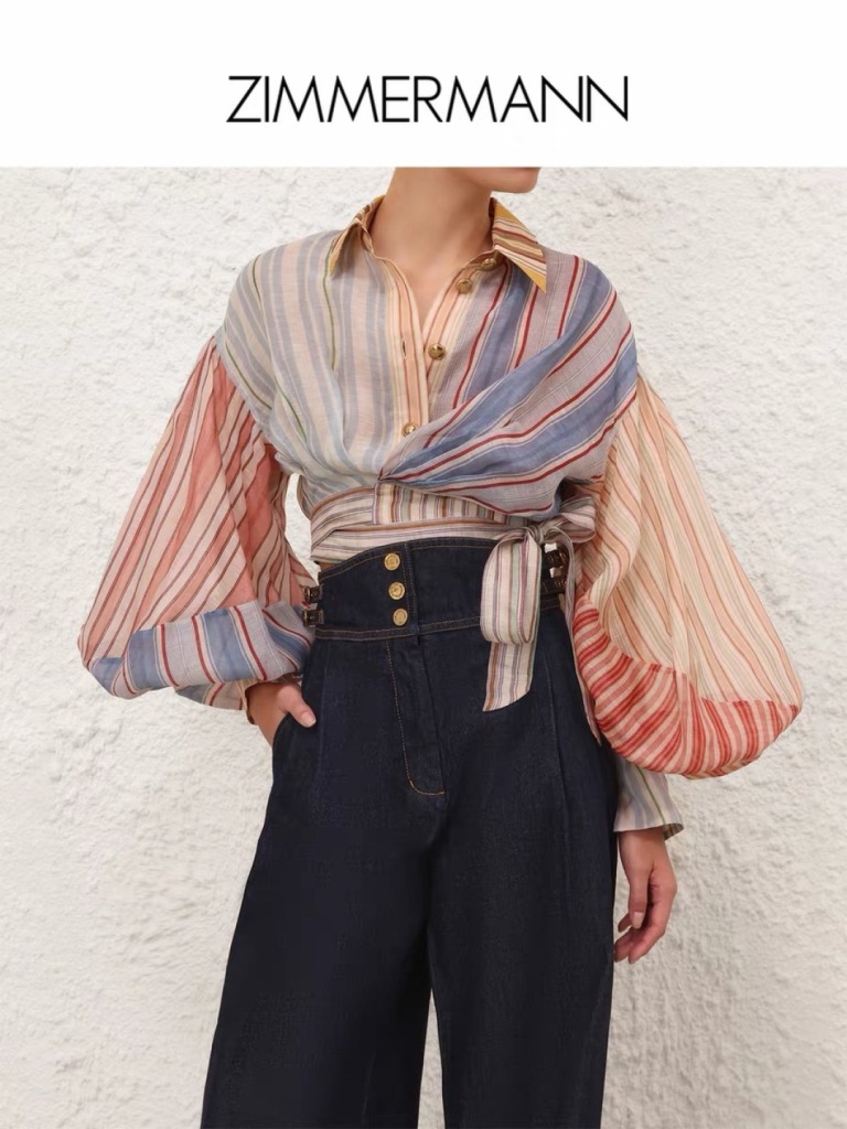 Rebellion Striped Blouse-A