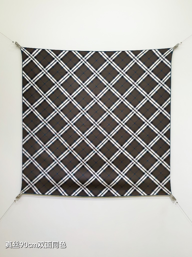 Bueberry Double-Sided Silk Scarf-004
