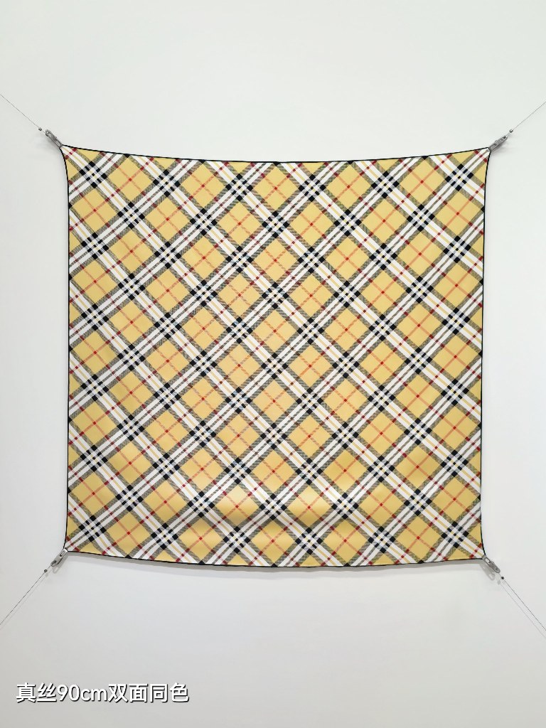 Bueberry Double-Sided Silk Scarf-001