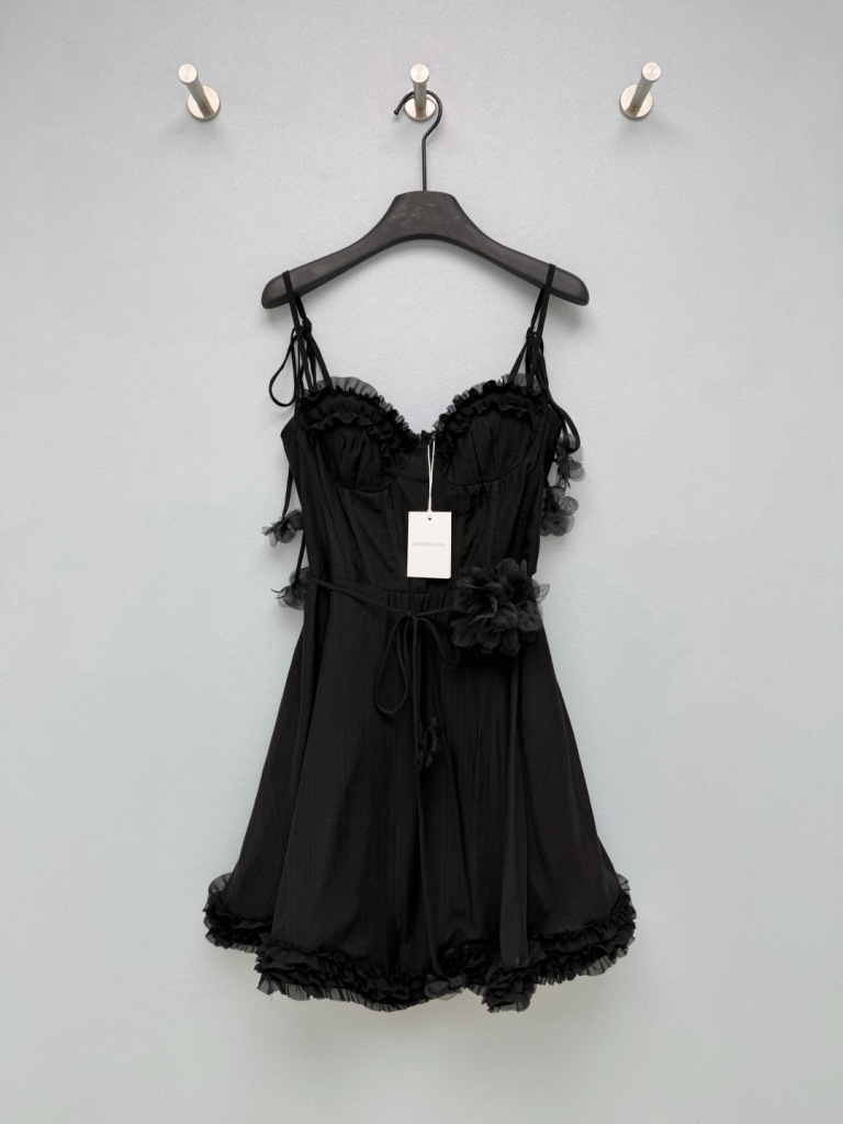 Luna Ruffle Mini Dress-B3