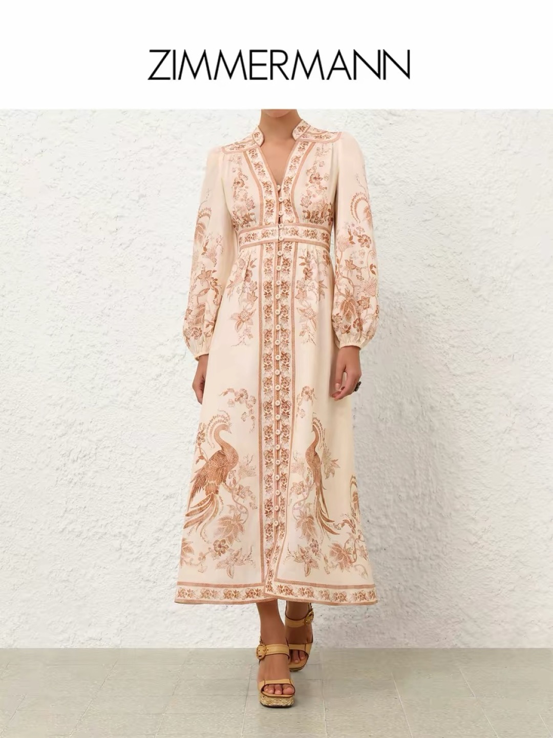 Indra Plunge Midi Dress-G