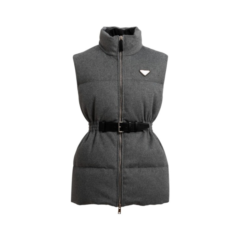 Prada Loden Down Vest(w)-B1