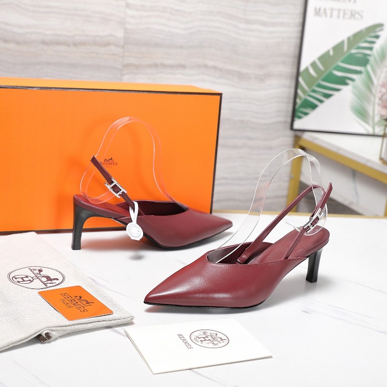 Hermes Heeled Sandals(w)-017