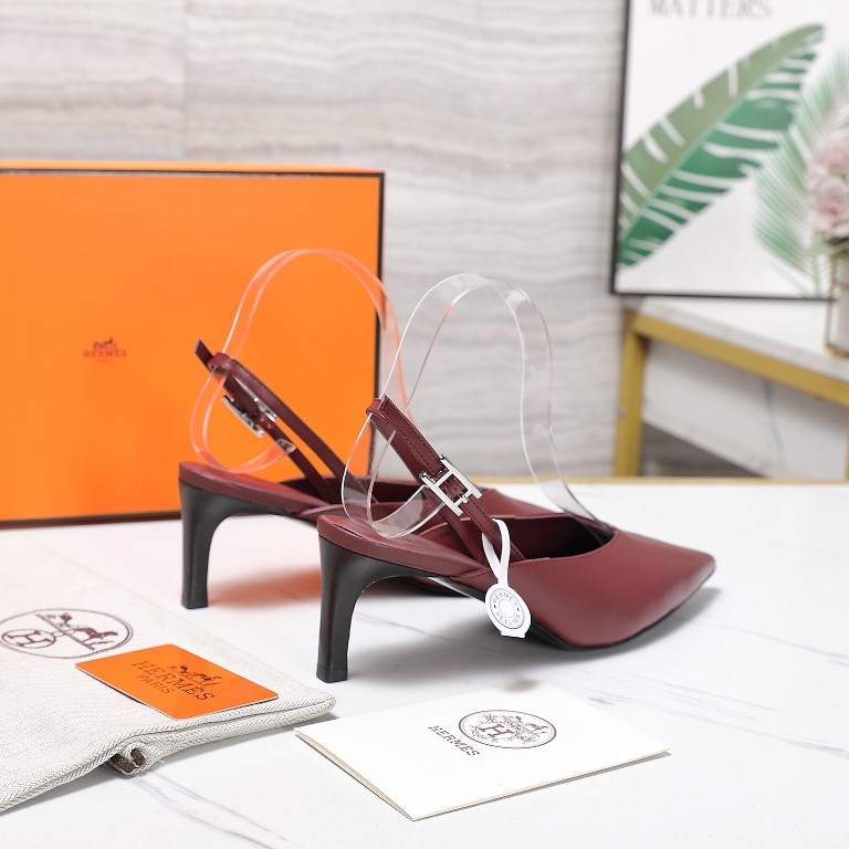 Hermes Heeled Sandals(w)-017