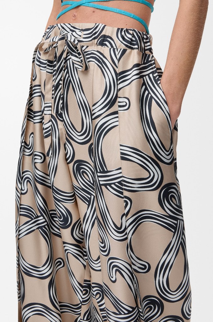 LOEWE Elasticated Trousers in Silk(w)-A