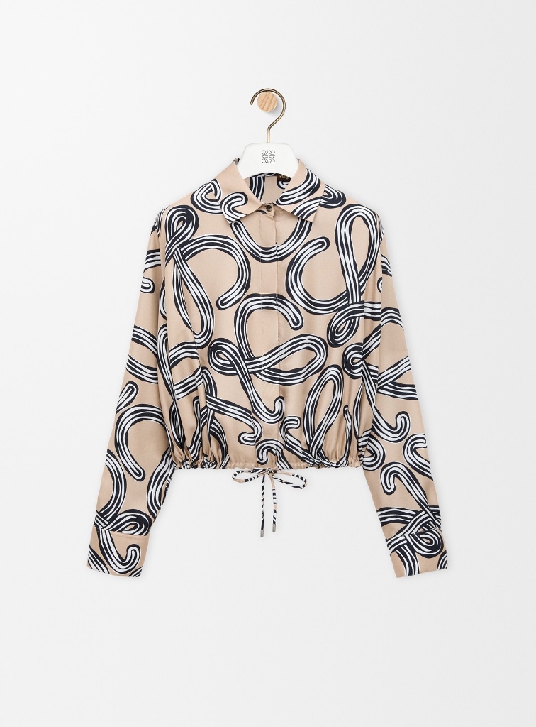 LOEWE Balloon Shirt in Silk(w)-A