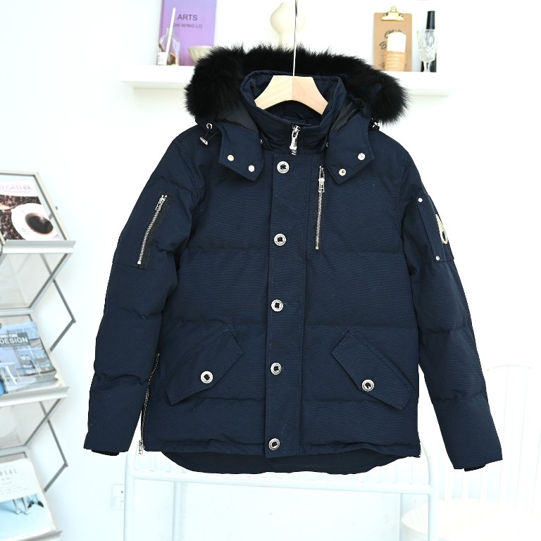 MK Original Shearling Trim Jacket(deep blue)-A4