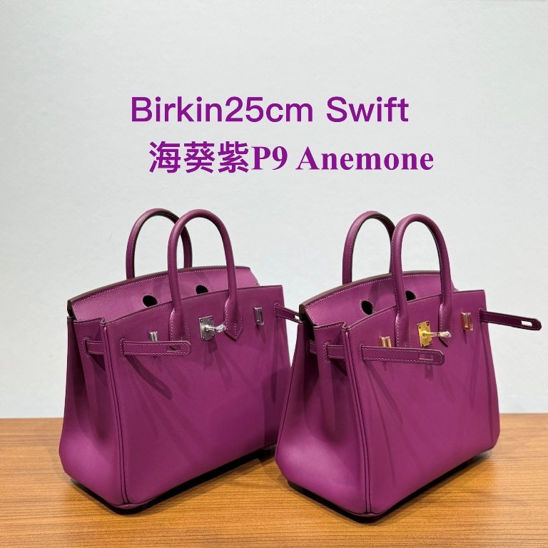 Birkin 25 in Anemone Swift Leather-007