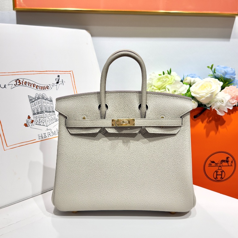 Birkin 25 in Beton Togo Leather-030