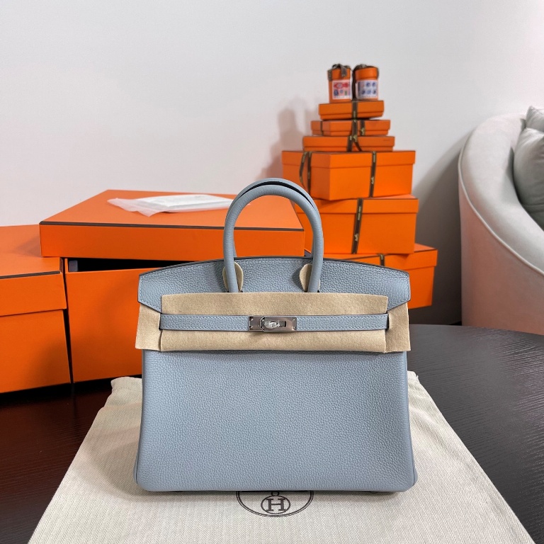 Birkin 25 in Blue Lin Togo Leather-004