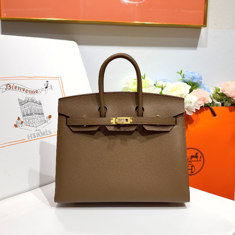 Birkin 25 in Chestnut Epsom Leather-006