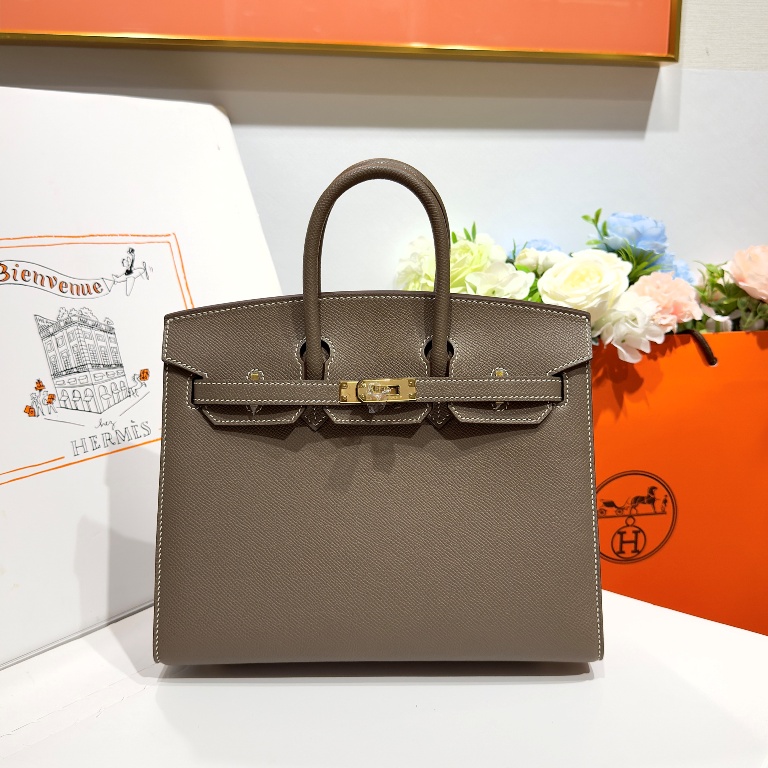 Birkin 25 in Ebene Epsom Leather-014