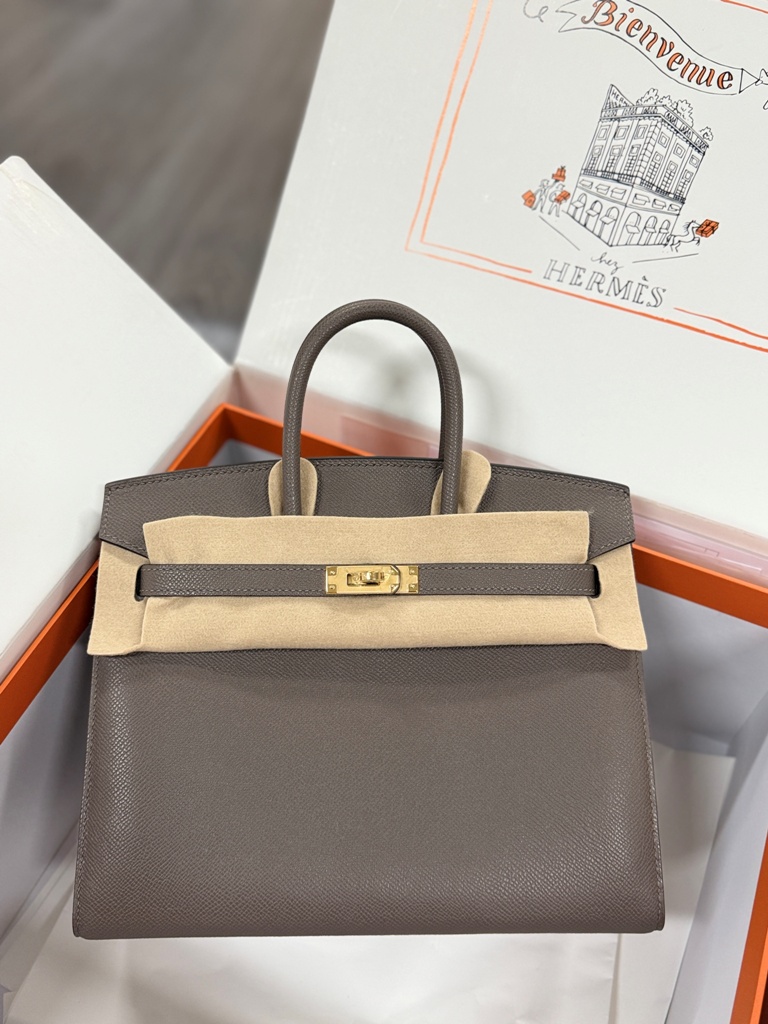 Birkin 25 in Etain Epsom Leather-003