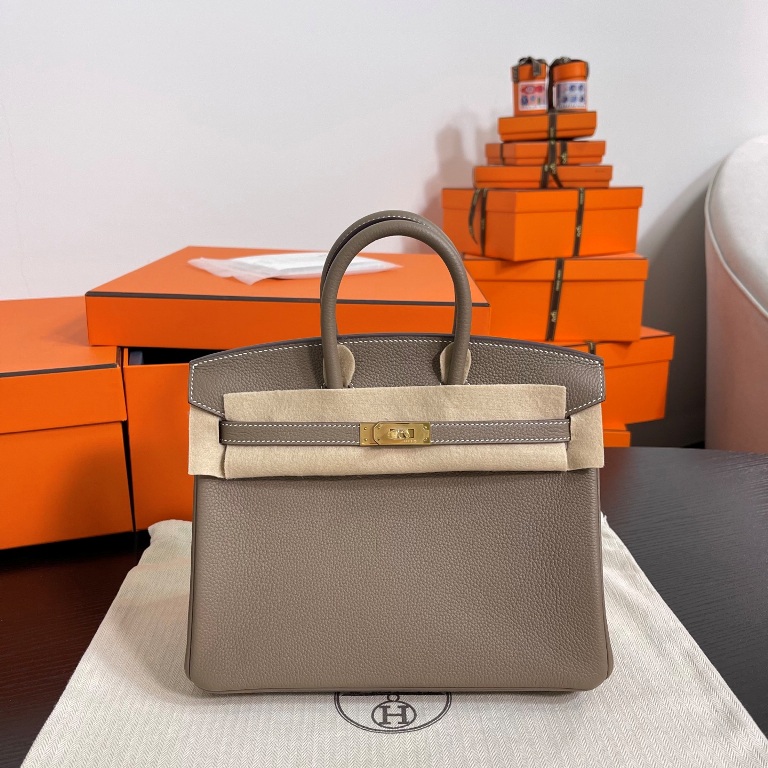 Birkin 25 in Etoupe Togo Leather-009