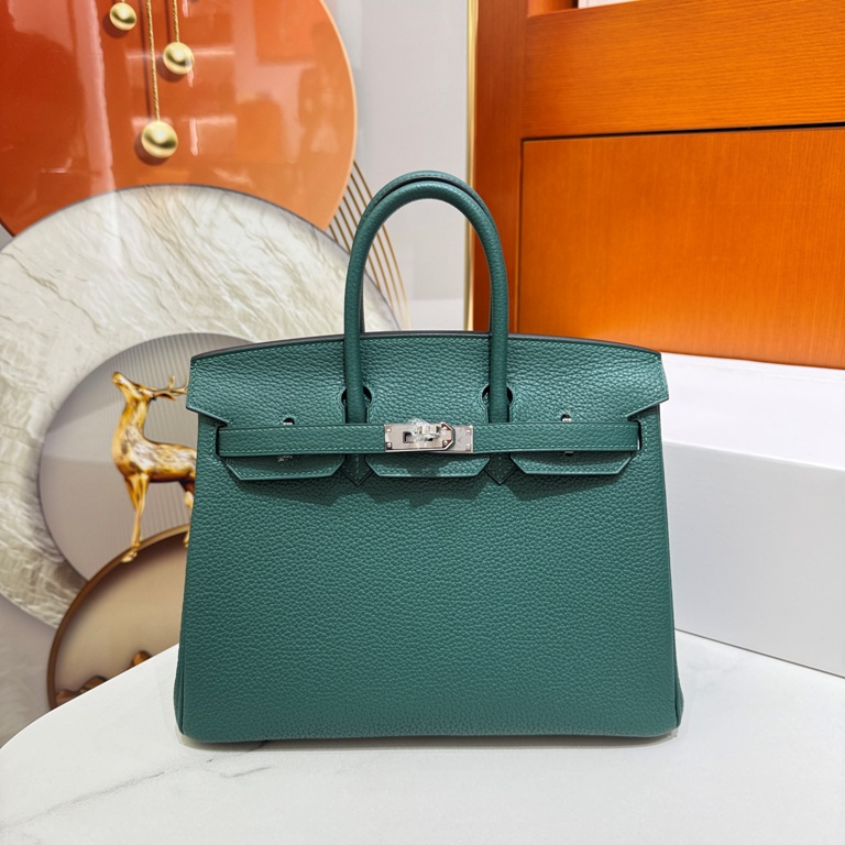 Birkin 25 in Malachite Togo Leather-022
