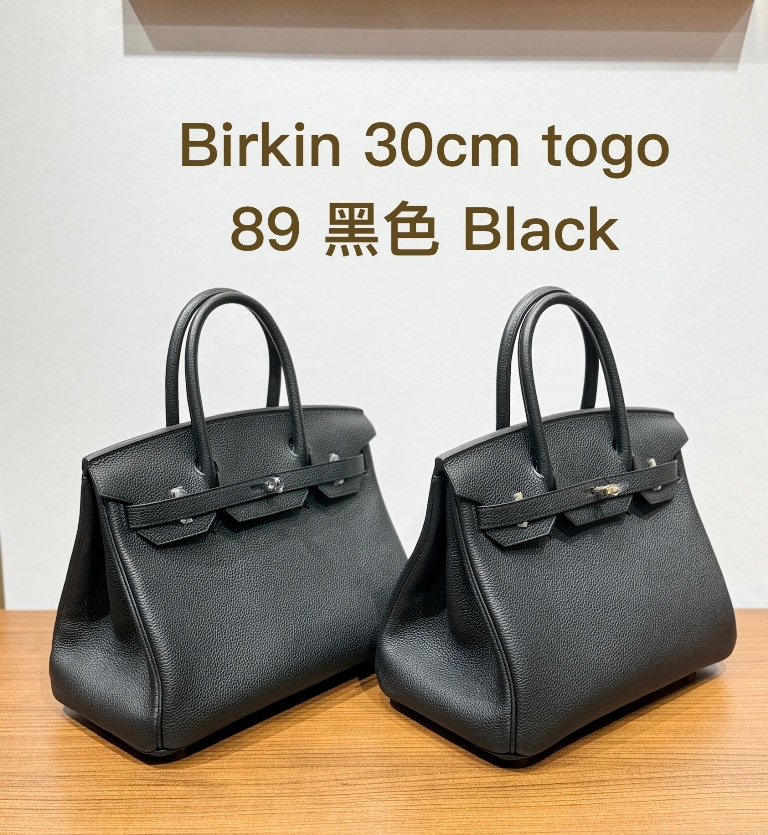 Birkin 30 in Black Togo Leather-007