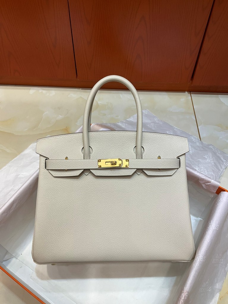 Birkin 30 in Craie Togo Leather-008