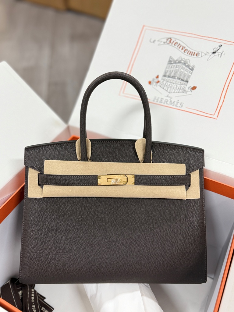 Birkin 30 in Ebene Epsom Leather-006
