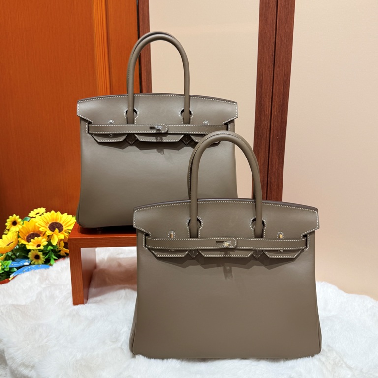 Birkin 30 in Etoupe Swift Leather-004