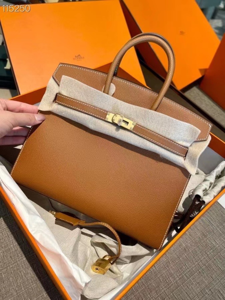 Birkin 30 in Gold Epsom Leather-002