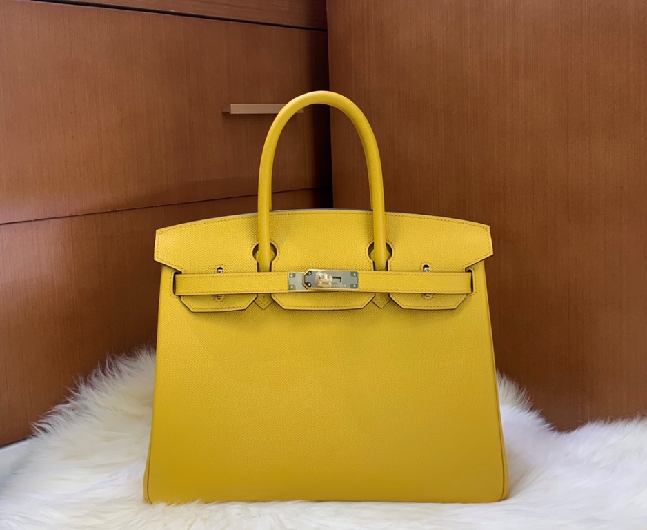 Birkin 30 in Jaune Ambre Epsom Leather-009