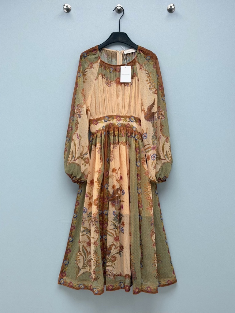 Indra Waisted Maxi Dress-C