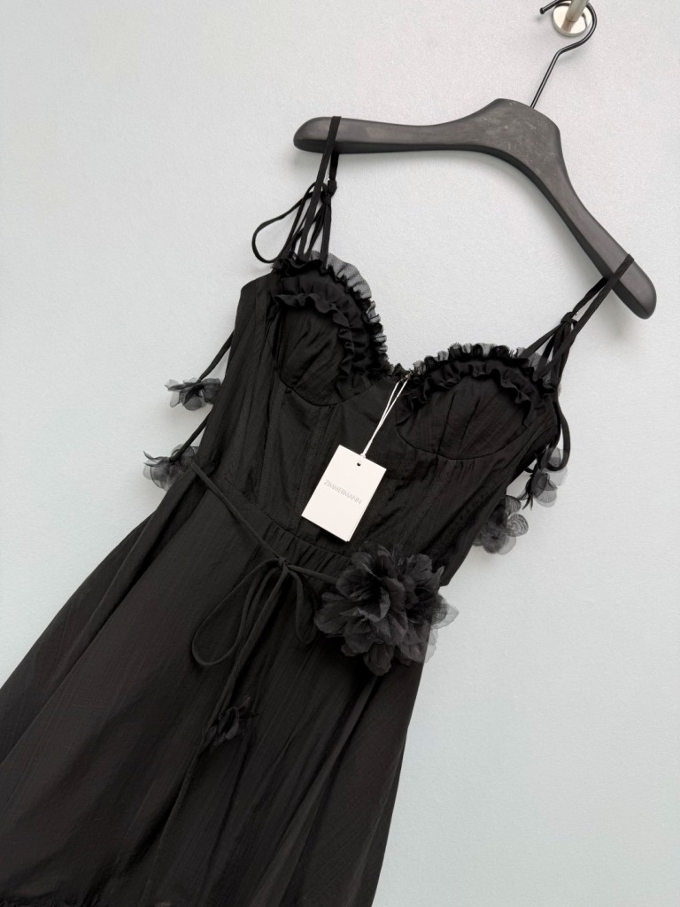 Luna Ruffle Mini Dress-B3