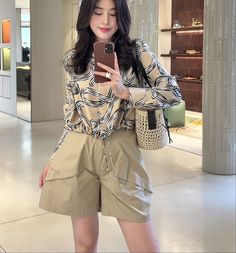 LOEWE Balloon Shirt in Silk(w)-A