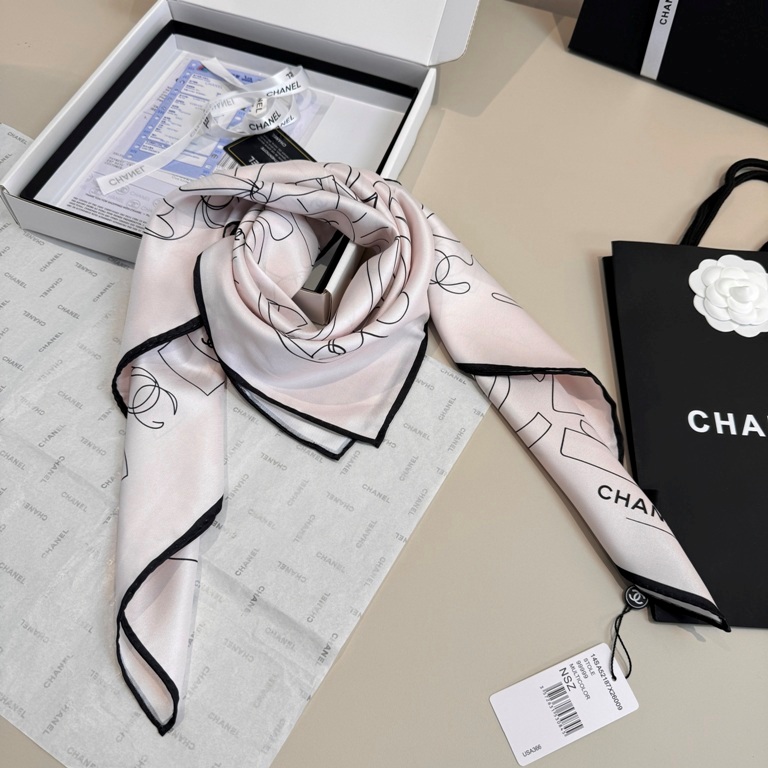 Chanel Single-Sided Silk Scarf-119