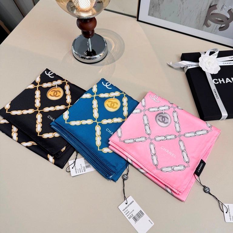 Chanel Single-Sided Silk Scarf-111