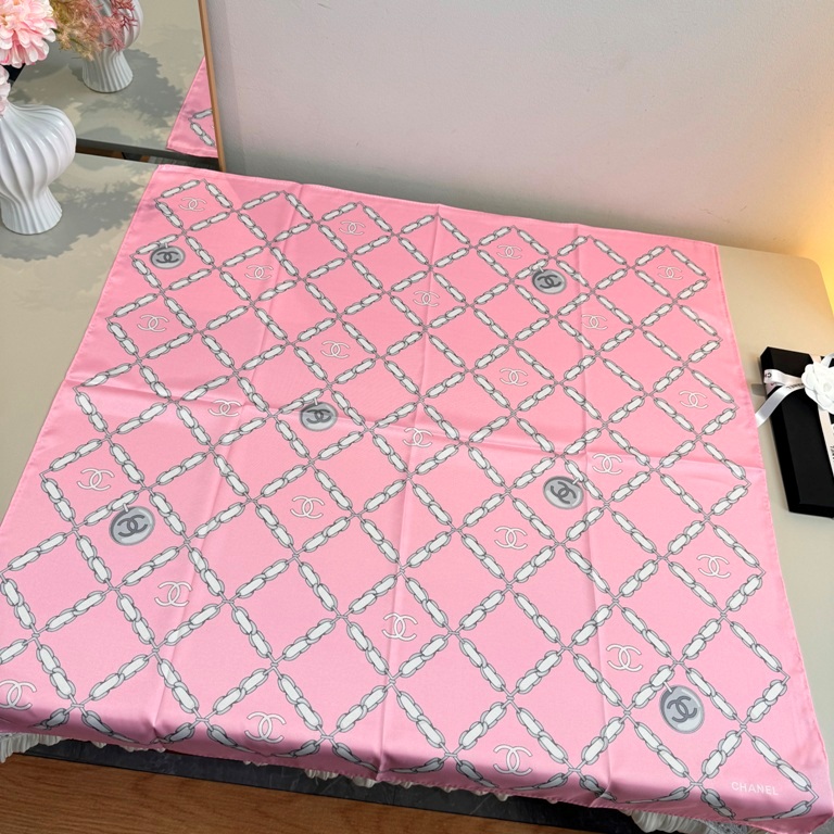 Chanel Single-Sided Silk Scarf-105