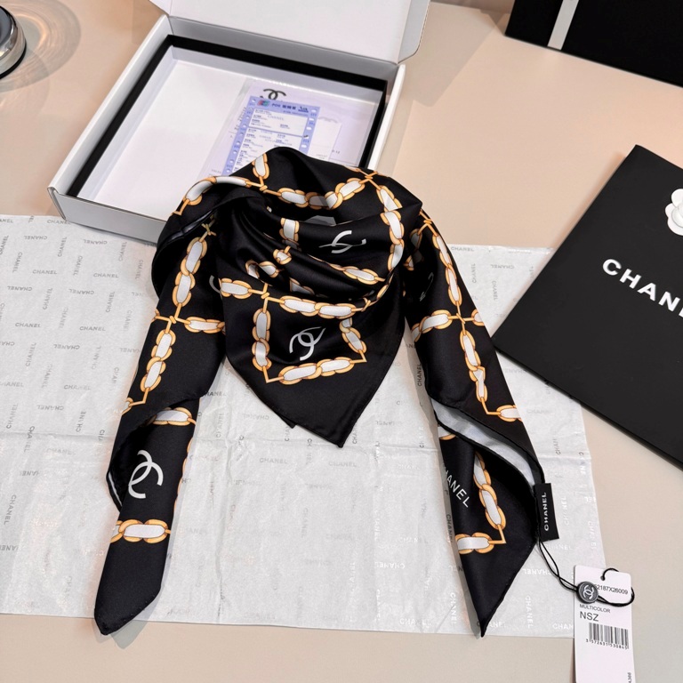 Chanel Single-Sided Silk Scarf-103