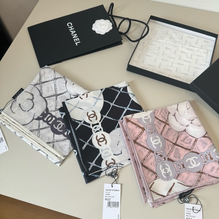 Chanel Single-Sided Silk Scarf-101