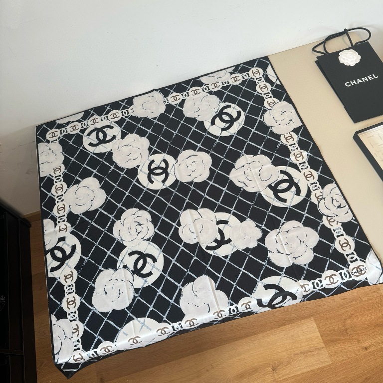 Chanel Single-Sided Silk Scarf-098
