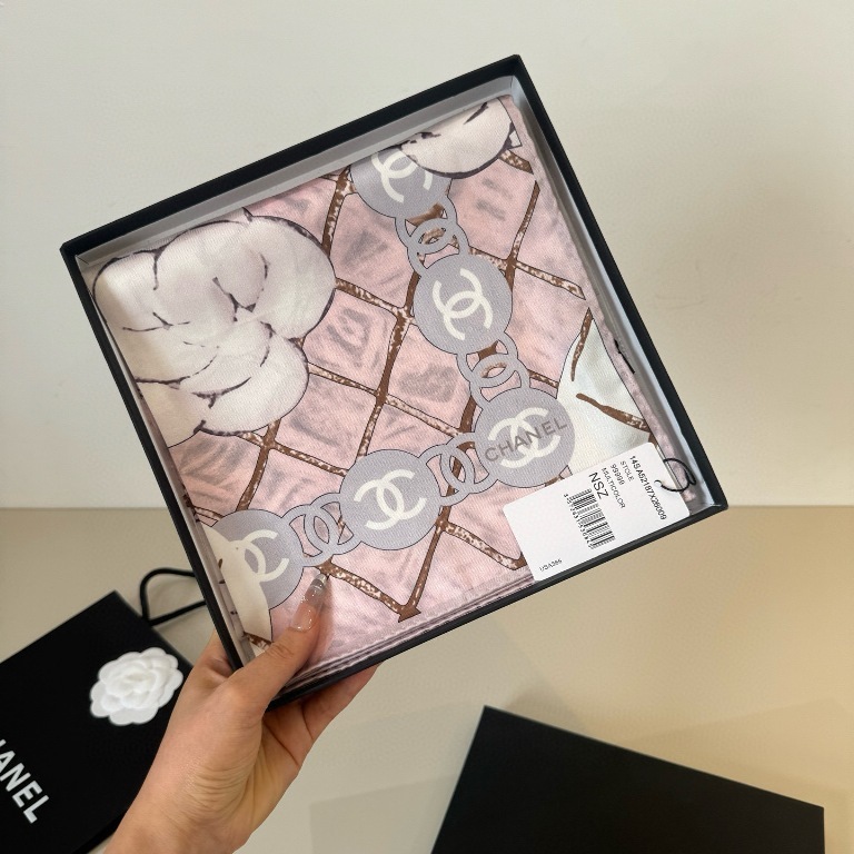 Chanel Single-Sided Silk Scarf-097