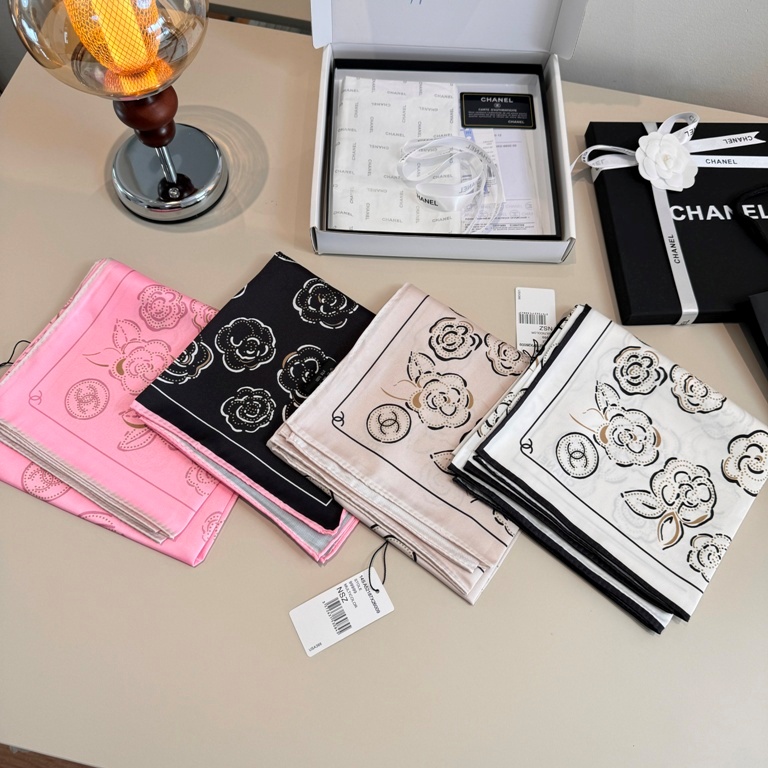 Chanel Single-Sided Silk Scarf-091