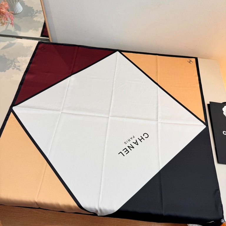 Chanel Single-Sided Silk Scarf-075