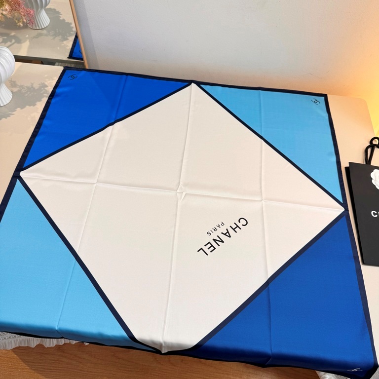 Chanel Single-Sided Silk Scarf-072