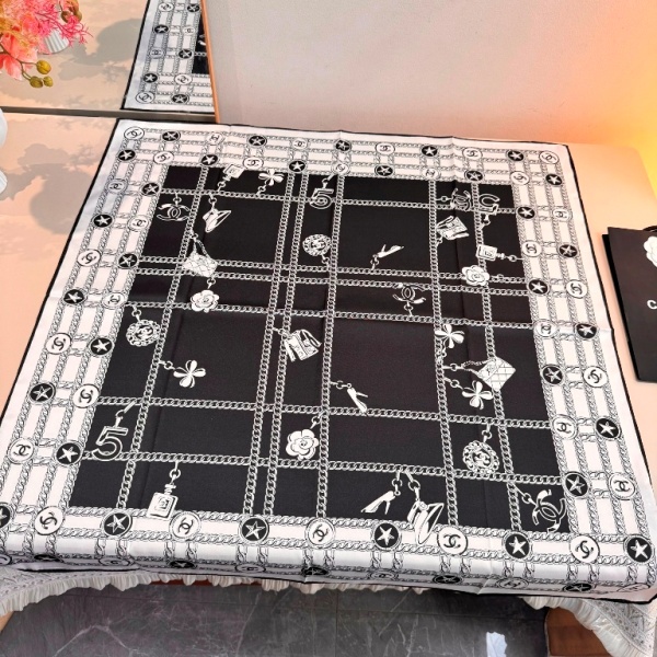 Chanel Single-Sided Silk Scarf-065