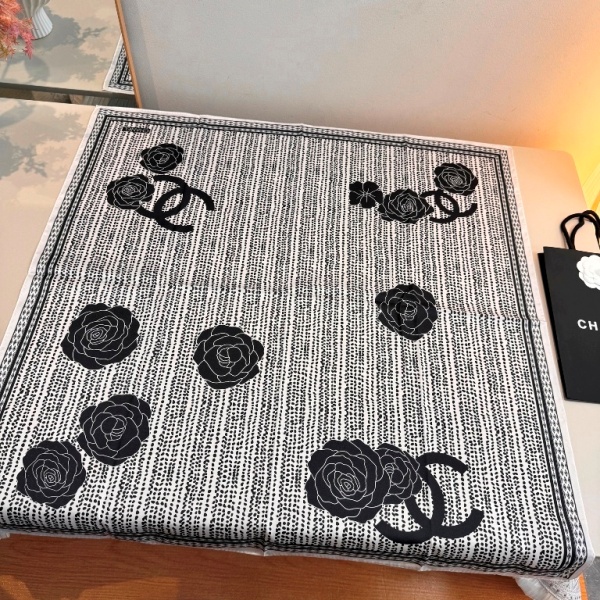 Chanel Single-Sided Silk Scarf-049