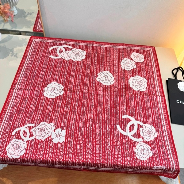 Chanel Single-Sided Silk Scarf-046