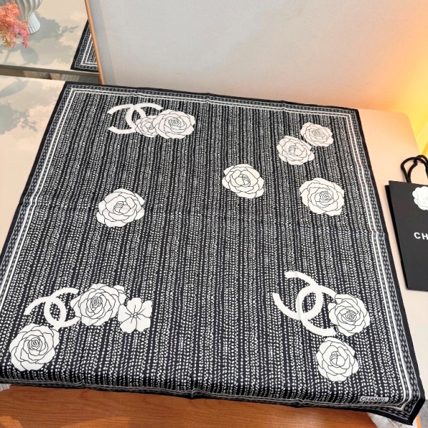 Chanel Single-Sided Silk Scarf-043