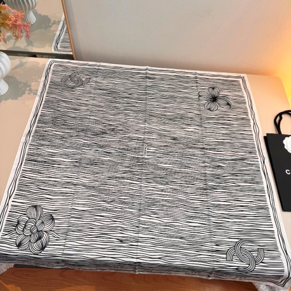 Chanel Single-Sided Silk Scarf-040