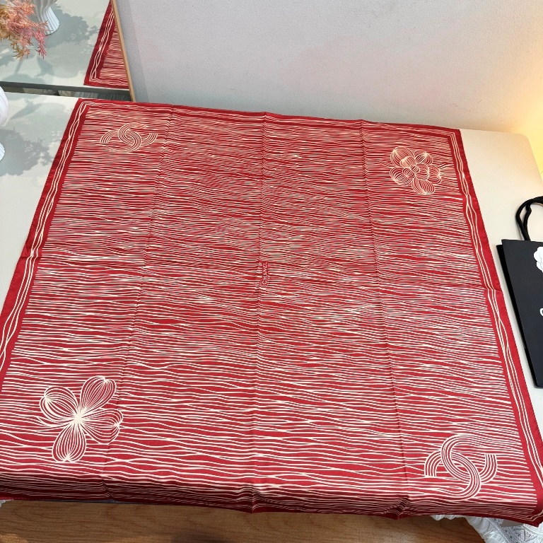 Chanel Single-Sided Silk Scarf-037