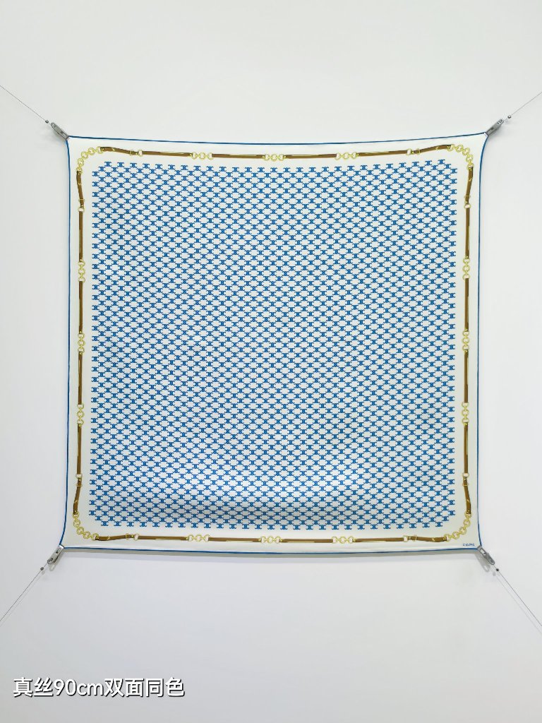 Celine Double-Sided Silk Scarf-035