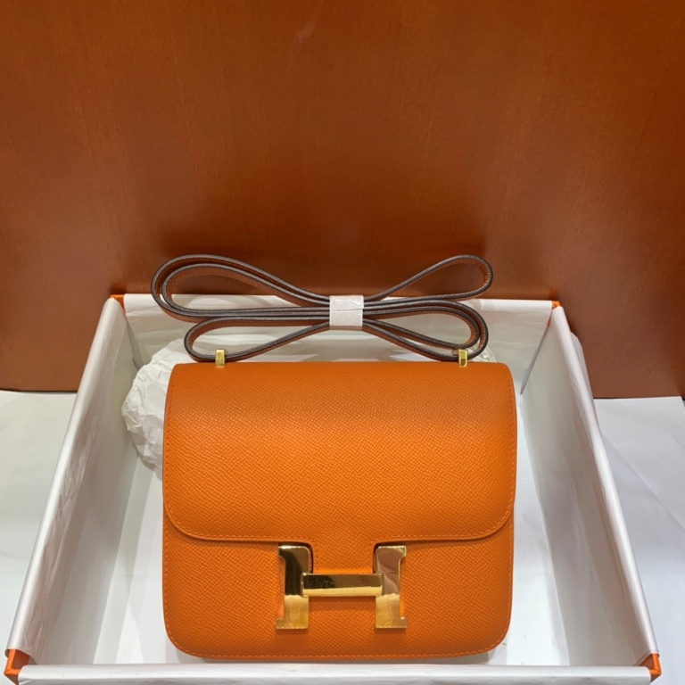Constance 18cm-Epsom Leather(93 Orange)-009