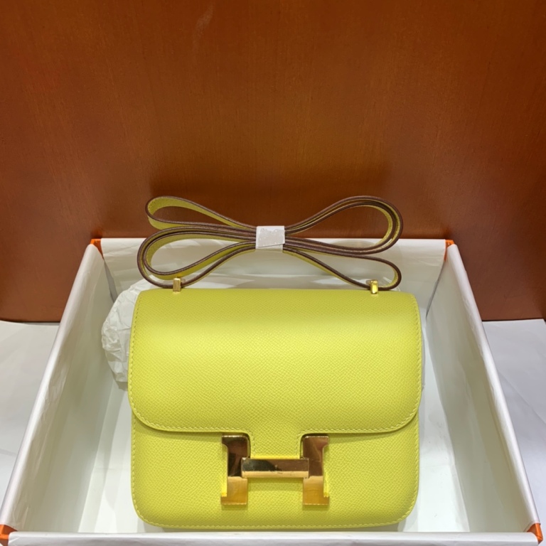 Constance 18cm-Epsom Leather(lemon)-010