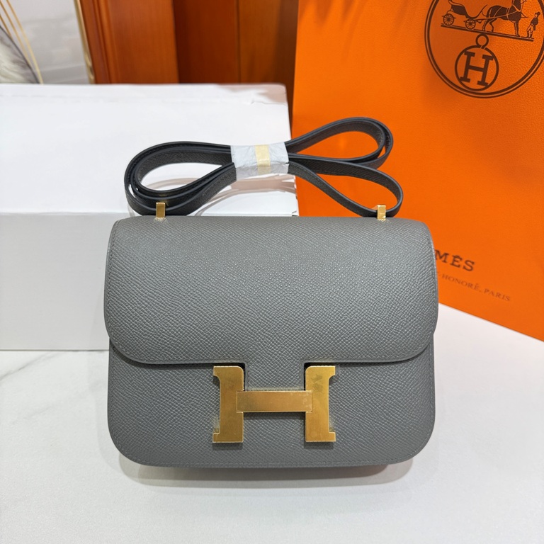 Constance 19cm-Epsom Leather(0L Gris Meyer)-018