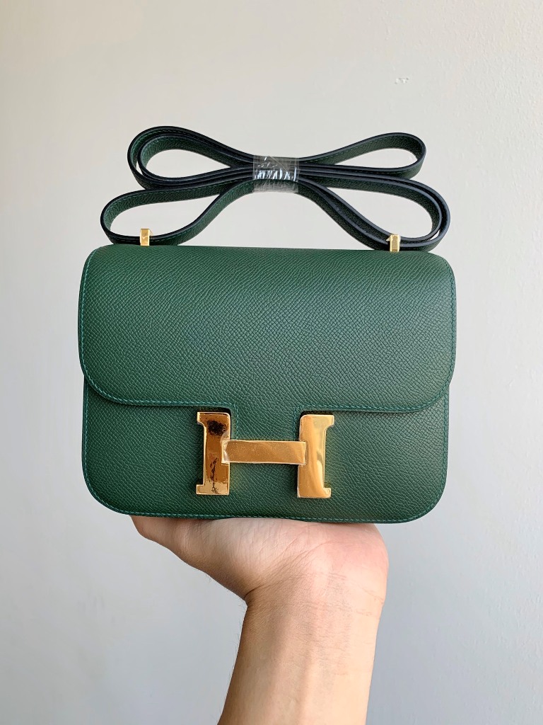 Constance 19cm-Epsom Leather(6O Vert Cypres)-008